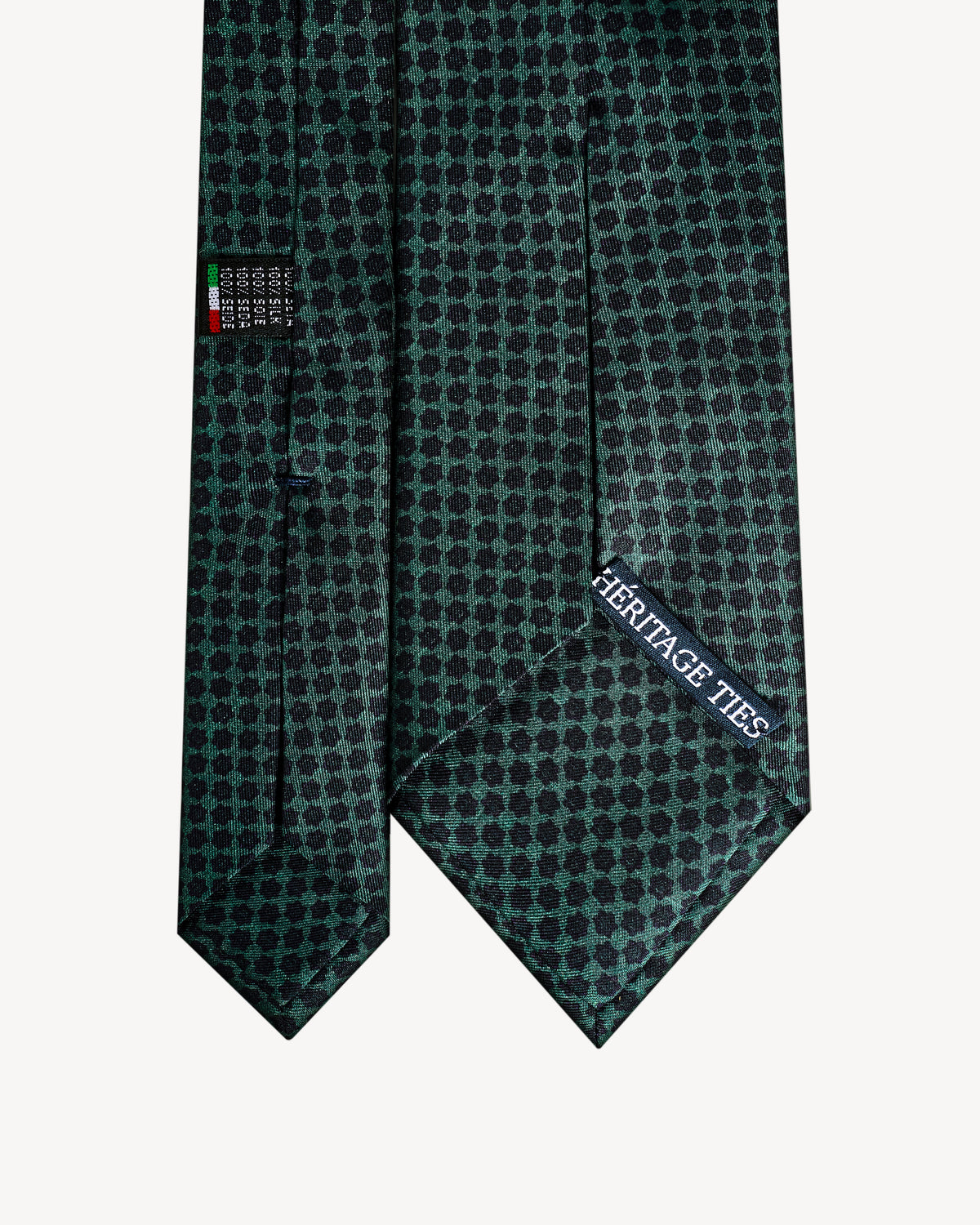 Micro pattern self-tipped silk necktie – Persian official