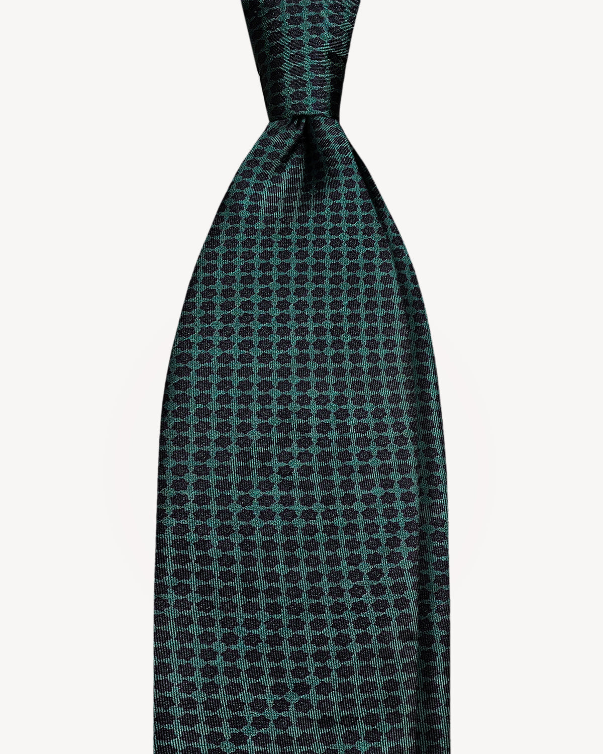 Micro pattern self-tipped silk necktie – Persian official